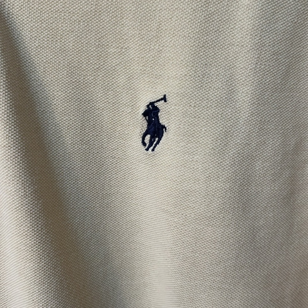 Ralph Lauren Polo Golf butter yellow T-shirt size L Made in Peru 100% cotton - Picture 3 of 4